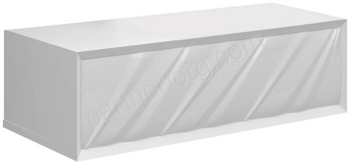 Glace 100П тумба 1 в.я. подвесная белая (низ)