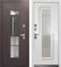 Luxor Termo 7 дверь входная стальная Букле шоколад, Эмалит белый