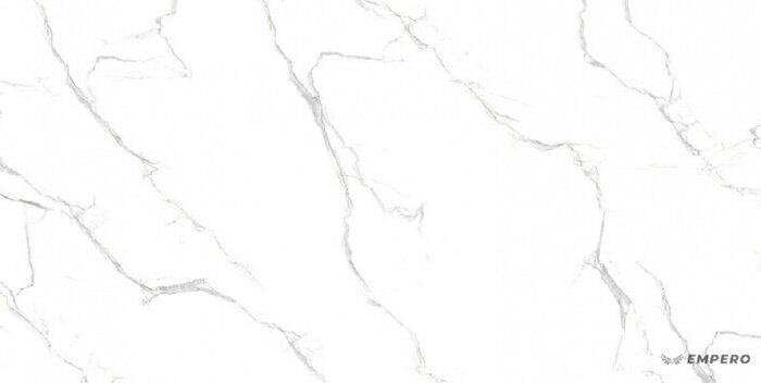 Amira Statuario White белый керамогранит полированный 120х60см Empero