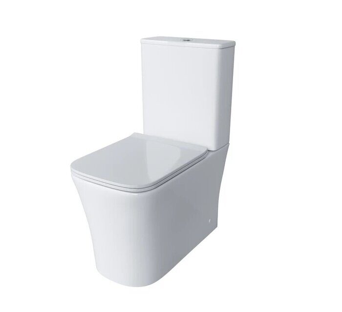 Grossman GR-4467S напольный безободковый унитаз белый с сидением