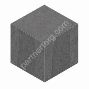 Luna/Terra Cube Anthracite LN03/TE03 серый неполированный керамогранит 25х29см Estima Мозаика