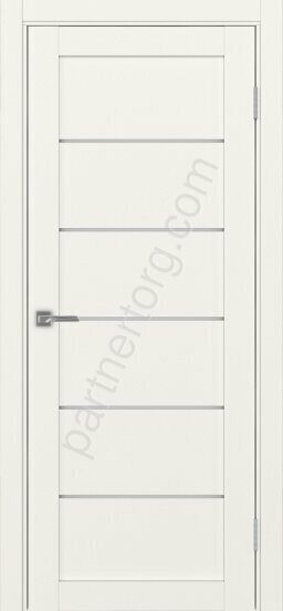 Турин 506.12 межкомнатная дверь бежевый  со стеклом мателюкс