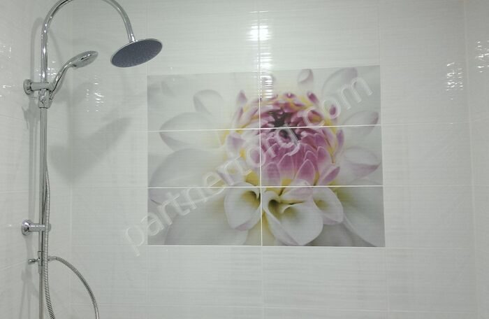 Виолетта лиловое панно керамическое Нефрит керамика