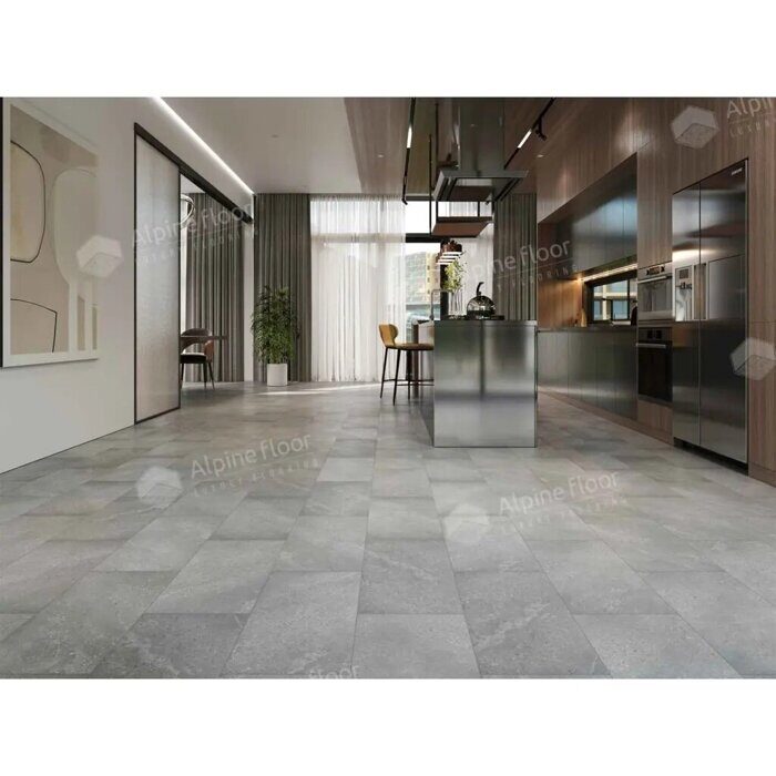 Блайд Light Stone LVT клеевая плитка ПВХ Alpine Floor ECO-15-16