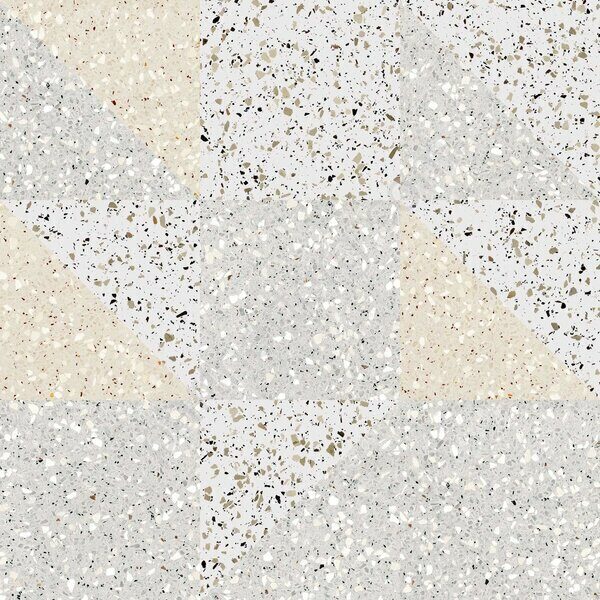 Cosmos Patchwork CMd03 серый соль-перец неполированный керамогранит 60х60см Estima