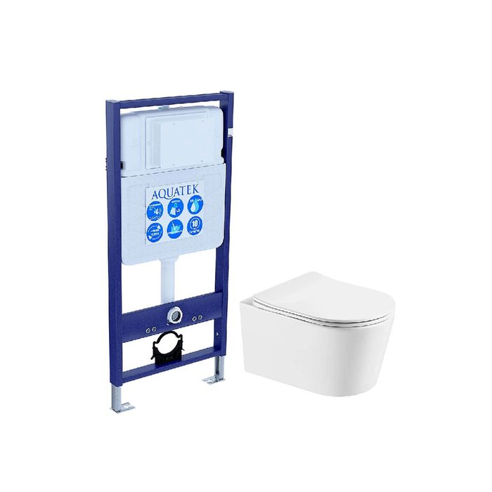 Set Aquatek Оберон комплект рама INS-0000012 и унитаз AQ1365T-00