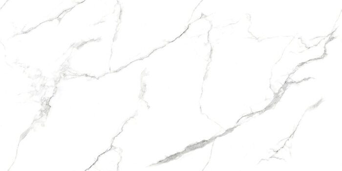 Statuario Wonderful белый полированный керамогранит 60х120см Ceradim