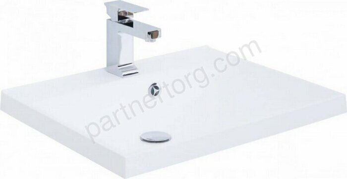 Нота 58 раковина-столешница на мебель для ванной комнаты Aquanet