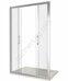 Latte WTW-TD-170-G-WE Bas душевое ограждение, 170х185 см, стекло матовое, профиль белый