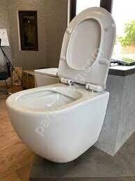 Aquanika Basic 10.702.450.02.10 инсталляция с клавишей хром и унитаз подвесной Koller Pool Round RN-0490-RQ3  Торнадо