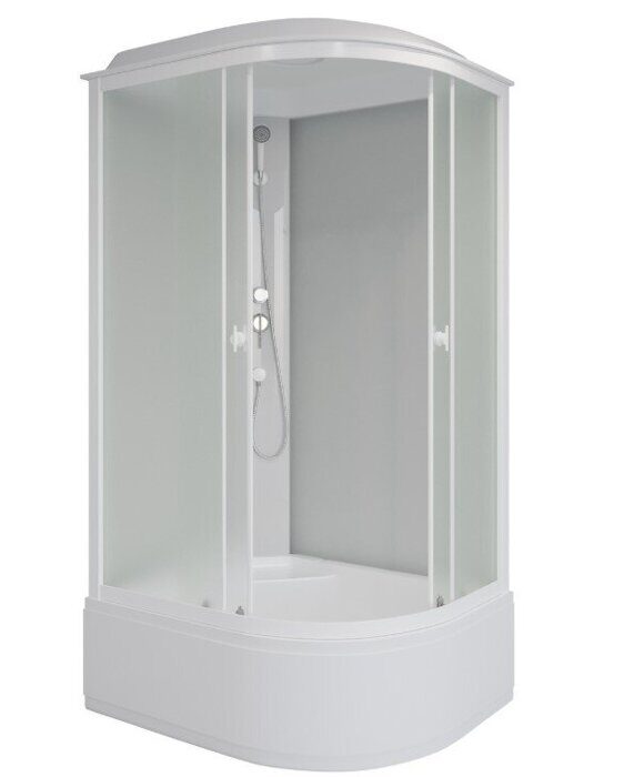 Niagara Promo P90/70/40L/MT, душевая кабина асимметричная 90х70х215 см, матовое стекло, высокий поддон