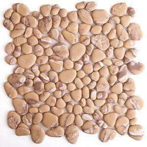 Beige Rock бежевая галькая Orro Mosaic стеклянная мозаика