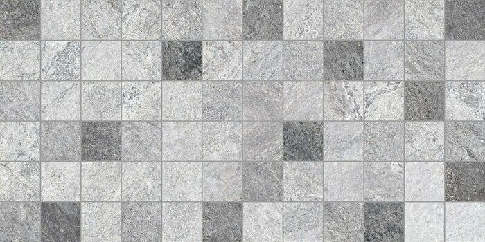 Balance плитка облицовочная мозаика серая 40x20см Global Tile