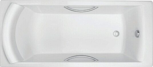 Biove E2938-00 ванна чугунная 170х75 см Jacob Delafon с отверстиями для ручек