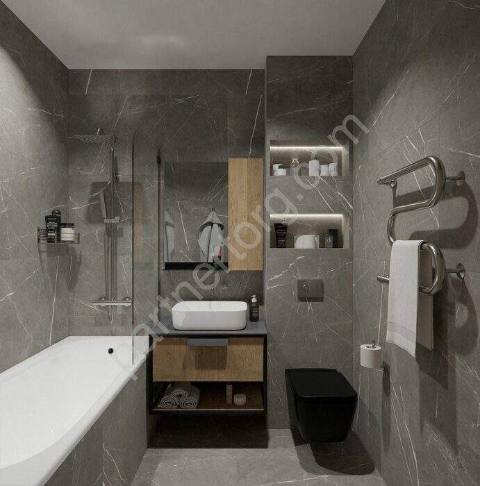 Encanto серый керамогранит матовый 120х60 Global Tile