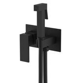 S97.52.06 Splenka Смеситель с гигиеническим душем встраиваемый, черный