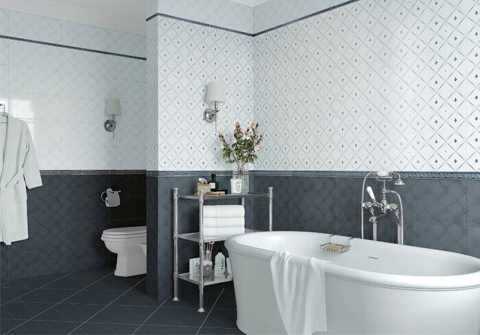 Adele Sapphire New Trend керамогранит синий матовый 41х41см