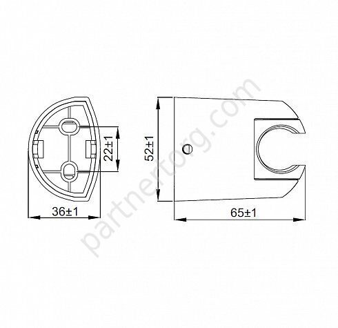 Iddis держатель для душевой лейки 020CP00I53