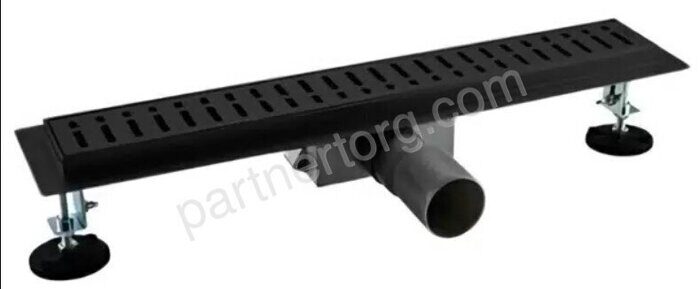 Gappo G85007-36 душевой лоток, трап 70х500 мм черный