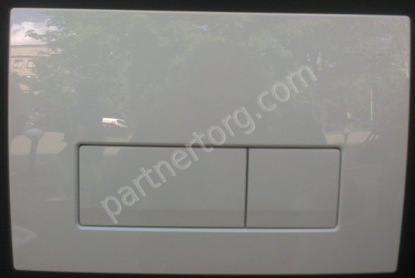 Delta клавиша смыва для инсталляции Geberit двойного смыва белая Alpine