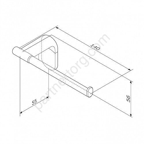 Joy AM.PM держатель для туалетной бумаги, A8434100
