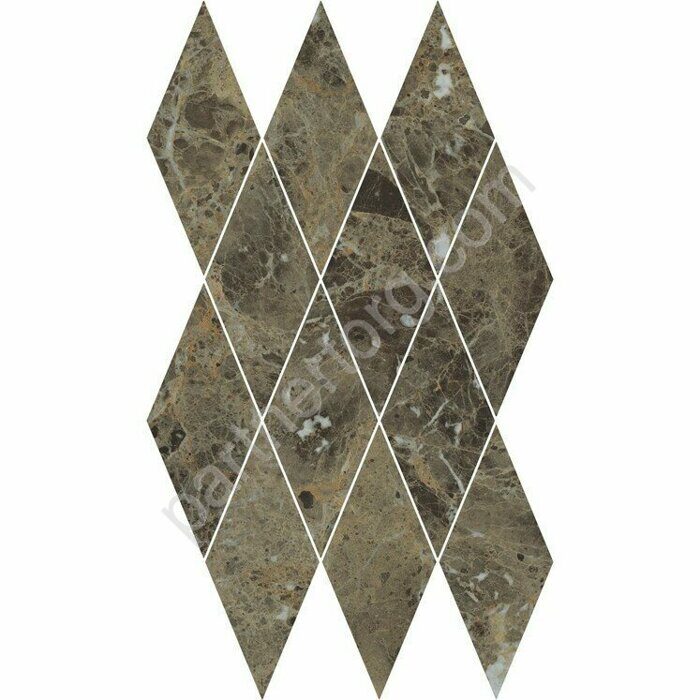Charme Deluxe Floor Project глянцевая мозаичная плитка серая Italon 28x48см