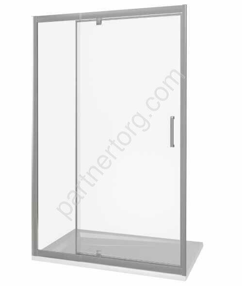 Orion WTW-PD-140-C-CH Bas душевая дверь распашная 140х185 см, стекло прозрачное, профиль хром