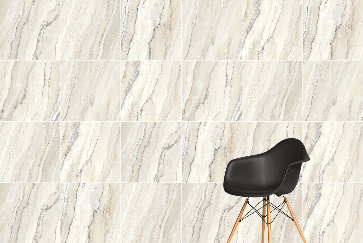 MarbleSet арабескато норковый R9 керамогранит лаппатиров 60х60см Vitra