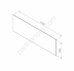 W52A-170-075W-P Inspire панель фронтальная для ванны Inspire 2.0 A0, 170х75 см, шт