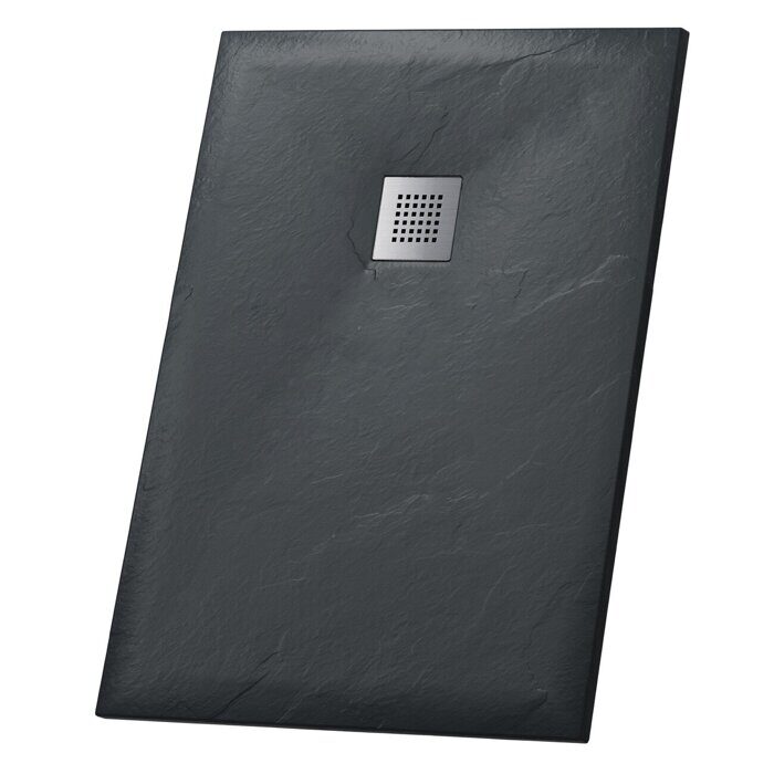 Grossman Strong GR-S280120Q душевой поддон каменный низкий 120х80см графит