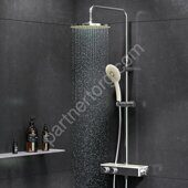 Душевая система, набор: см-ль д/душа с термостатом, верхний душ d 250 мм F0750A400 Inspire V2.0