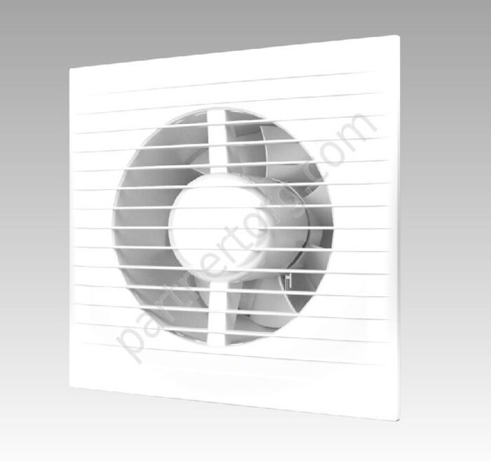 E 100 S осевой вентилятор с антимоскитной сеткой D 100, белый