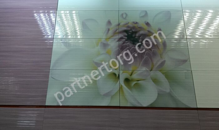 Виолетта лиловое панно керамическое Нефрит керамика