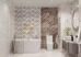 Sonesta плитка облицовочная бежевая глянцевая Global Tile 50х25см