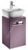 Gap тумба для ванной комнаты фиолетовая 45 Roca