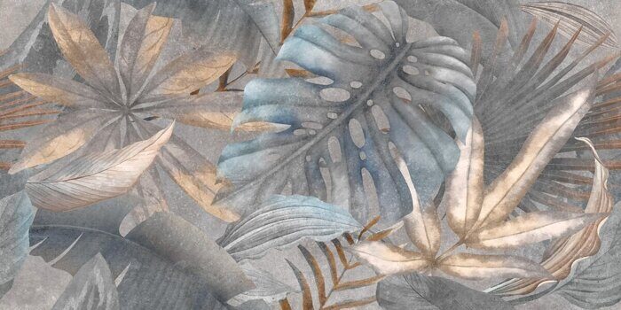 Bahamas Floristry Dark New Trend керамогранит матовый граниль 120х60см