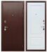 Тайга 9см дверь входная Темный медный антик, Белый клен