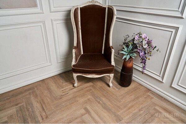 Северный LVT клеевая плитка ПВХ Parquet Herringbone Glue 2,5 мм