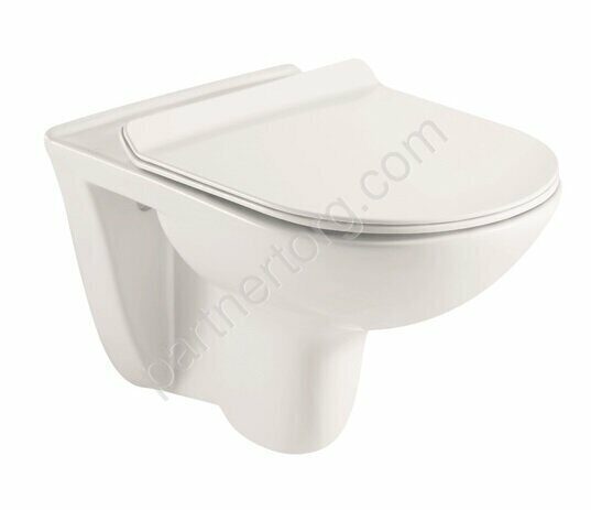 Azario Pavia унитаз подвесной безободковый 53см с сидением микролифт AZ-2142