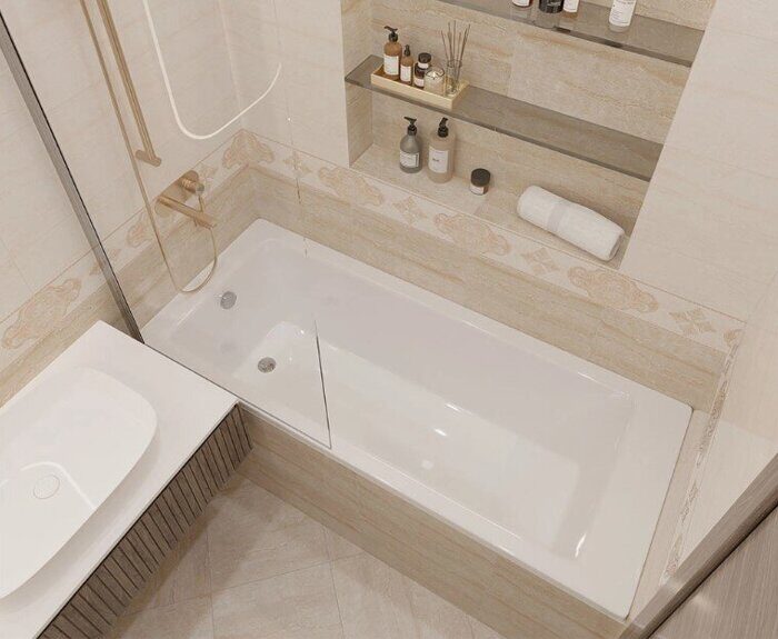 Калибри ванна акриловая Aquatek 180х80 см