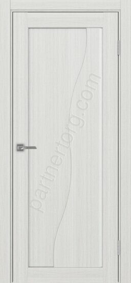 Сицилия 720.11 межкомнатная дверь ясень серебристый глухое полотно
