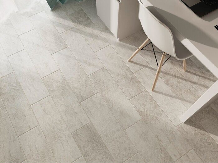 Starwood А15934 керамогранит белый матовый рельеф 18х60см Cersanit