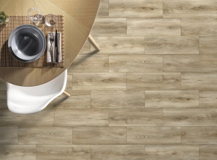 Учкудук бежевый матовый карвинг керамогранит 20x60см Global Tile