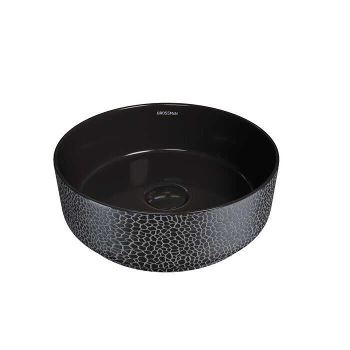 Grossman GR-5010BBL накладная раковина черная