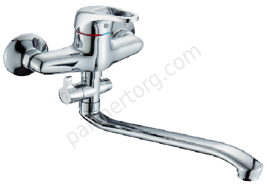 Optima смеситель для ванной с длинным изливом Gross Aqua 7532511С-35S