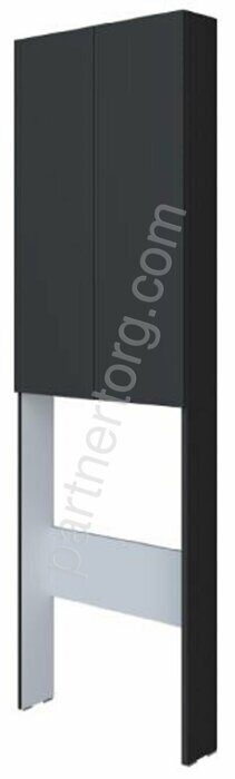 Gaula 60Н 2д шкаф напольный черный