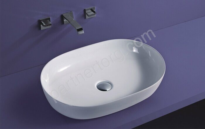 Накладная фарфоровая раковина Maison MS651-61 61см