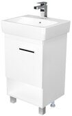 Tera 55Н тумба 1д. напольная белая