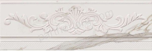 Charme Evo Calacatta Inserto Arty структурированая глянцевая декоративная вставка серая Italon 25х75см