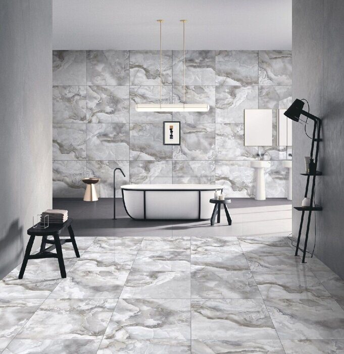 Honey onyx bianco Polished PR120 керамогранит 60х60см Primavera